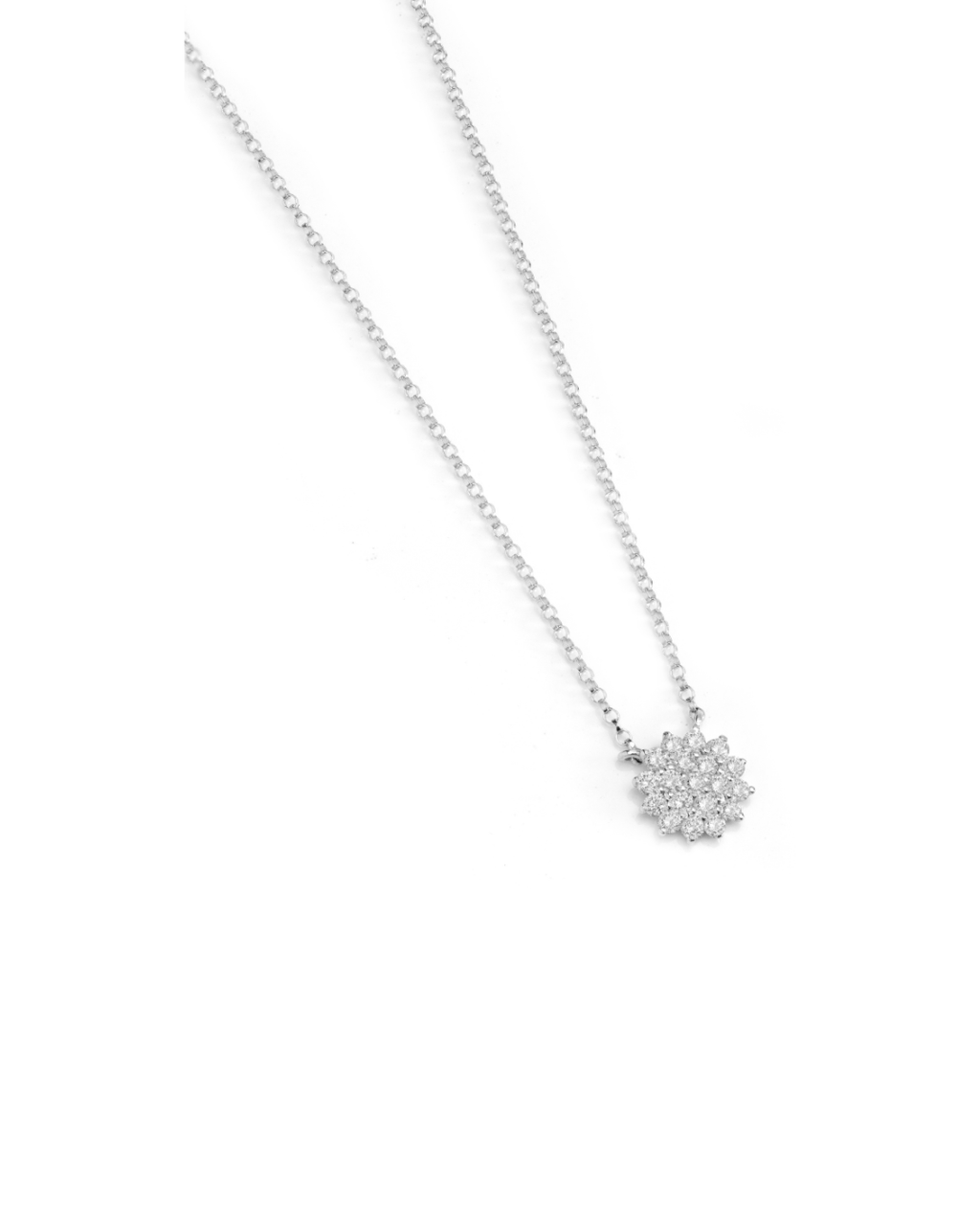 Colar OURIÇO em Ouro Branco 18K