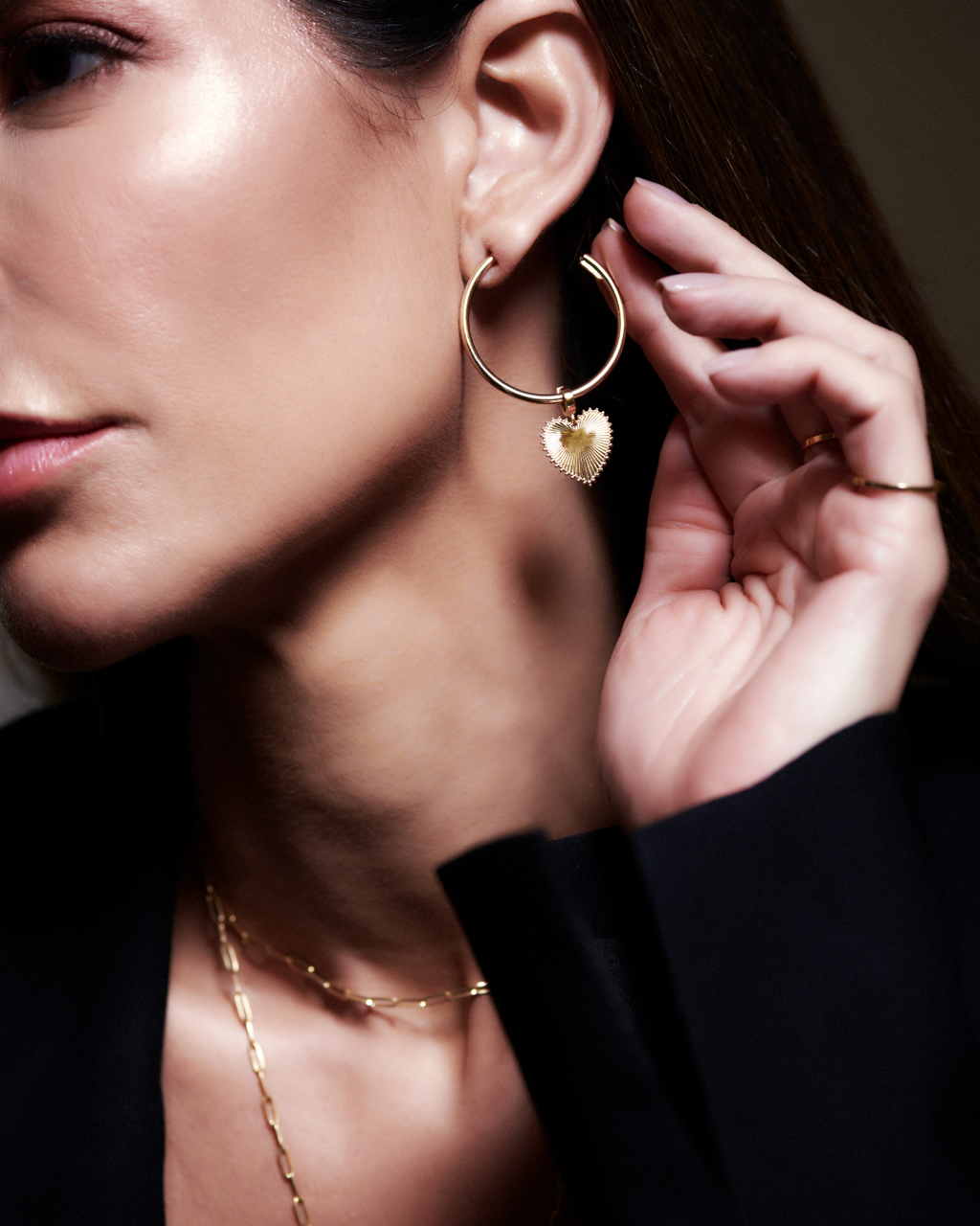 Brinco Argola G em Ouro Amarelo 18K - Collab Carol Toledo