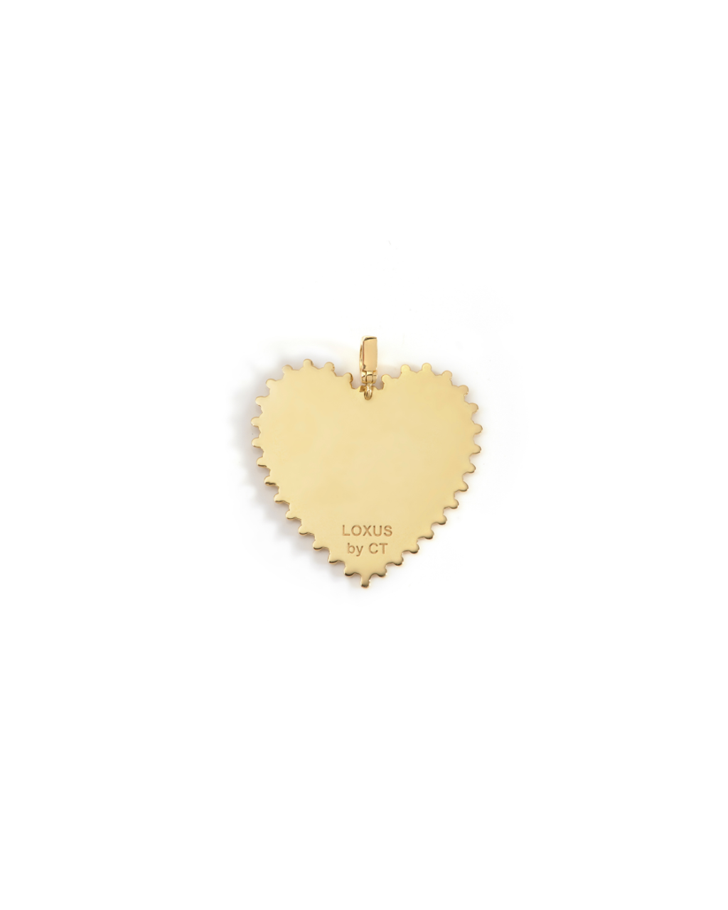 Pingente Coração M em Ouro 18K - Collab Carol Toledo