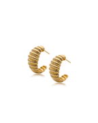 Brinco Twist em Ouro Amarelo 18K