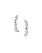 Brinco EARHOOK Diamantes 1.85ct em Ouro Branco 18K
