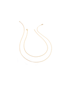 Corrente FINA Longa 60cm em Ouro 18k - Collab Mônica Salgado