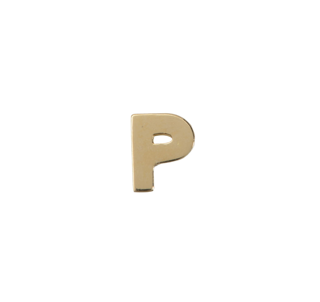 Pin Letra PEQUENA em Ouro 18K - Collab Carol Toledo