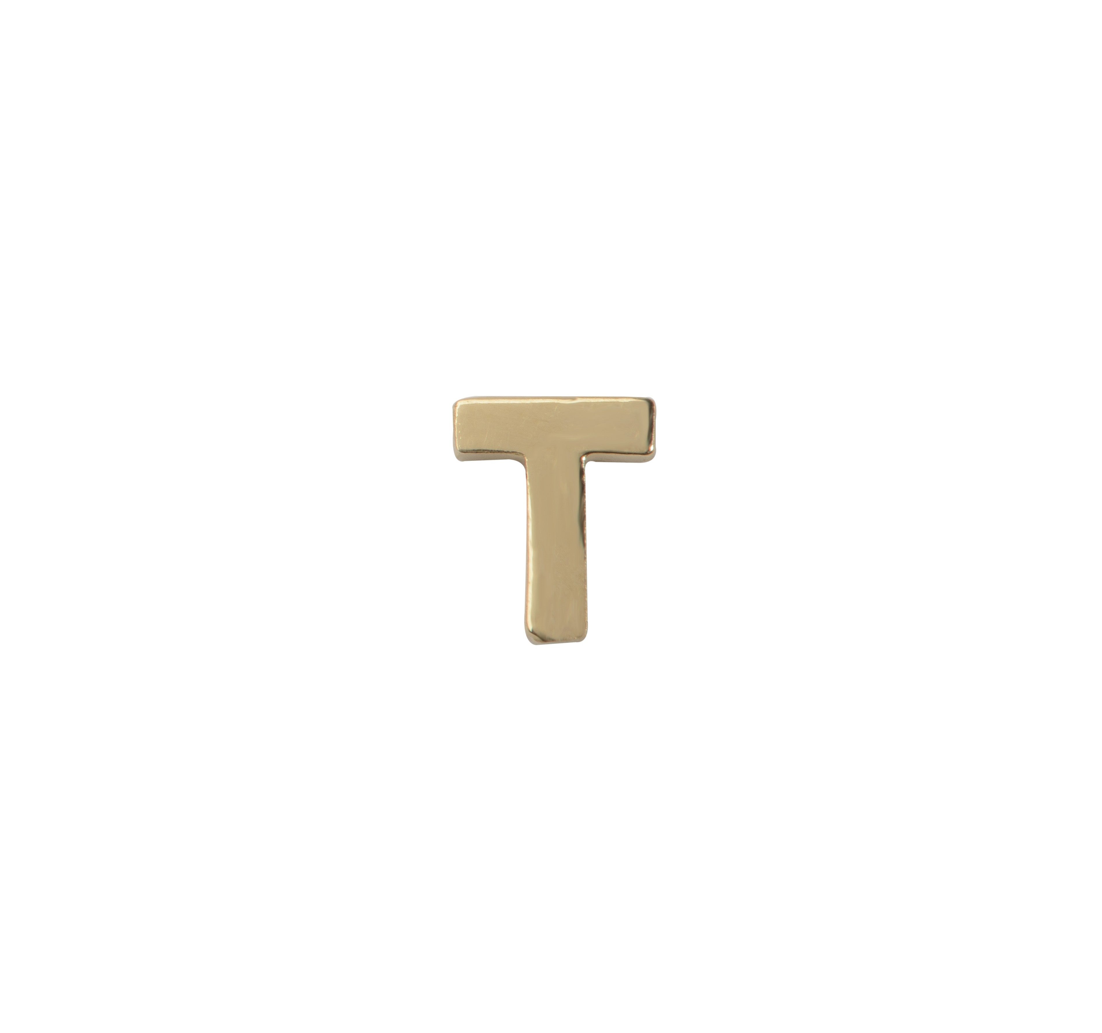 Pin Letra PEQUENA em Ouro 18K - Collab Carol Toledo