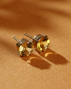 Brinco GLAM Berilo Redondo em Ouro 18K