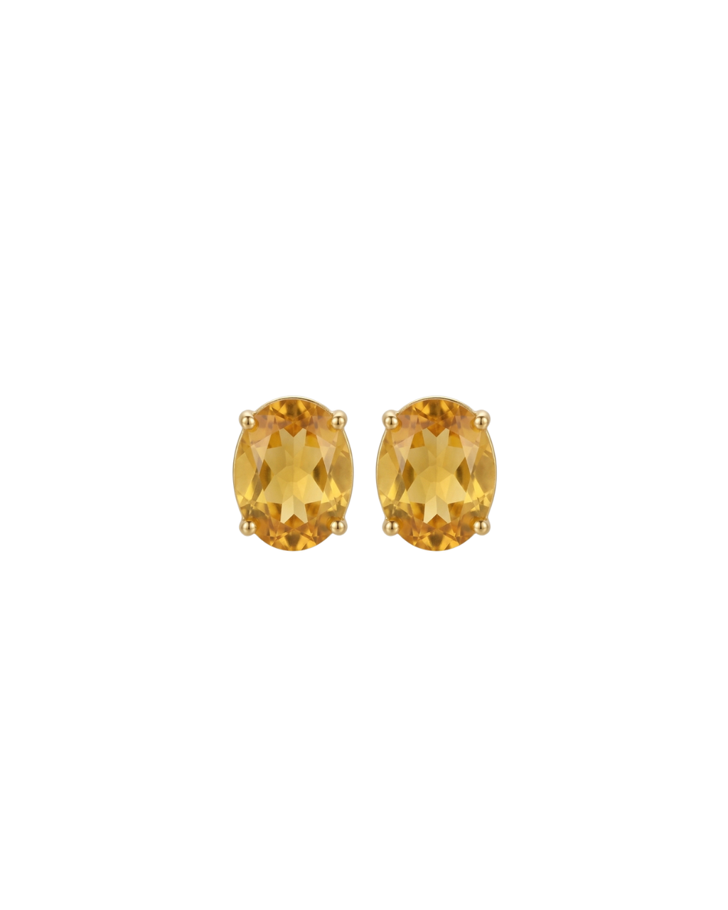 Brinco GLAM Berilo Oval em Ouro 18K