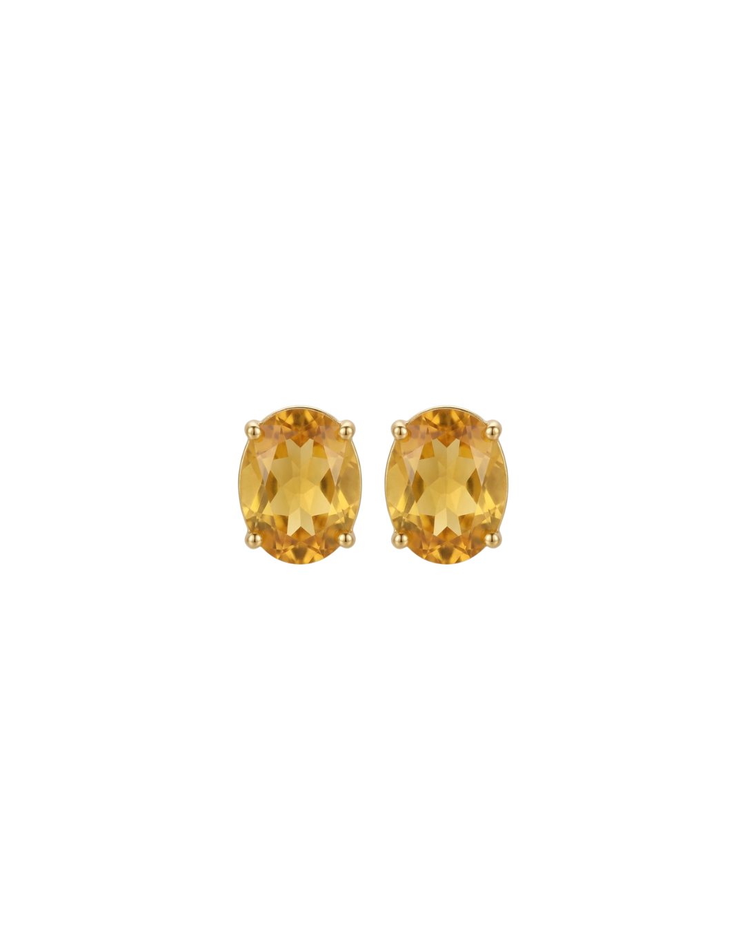 Brinco GLAM Berilo Oval em Ouro 18K
