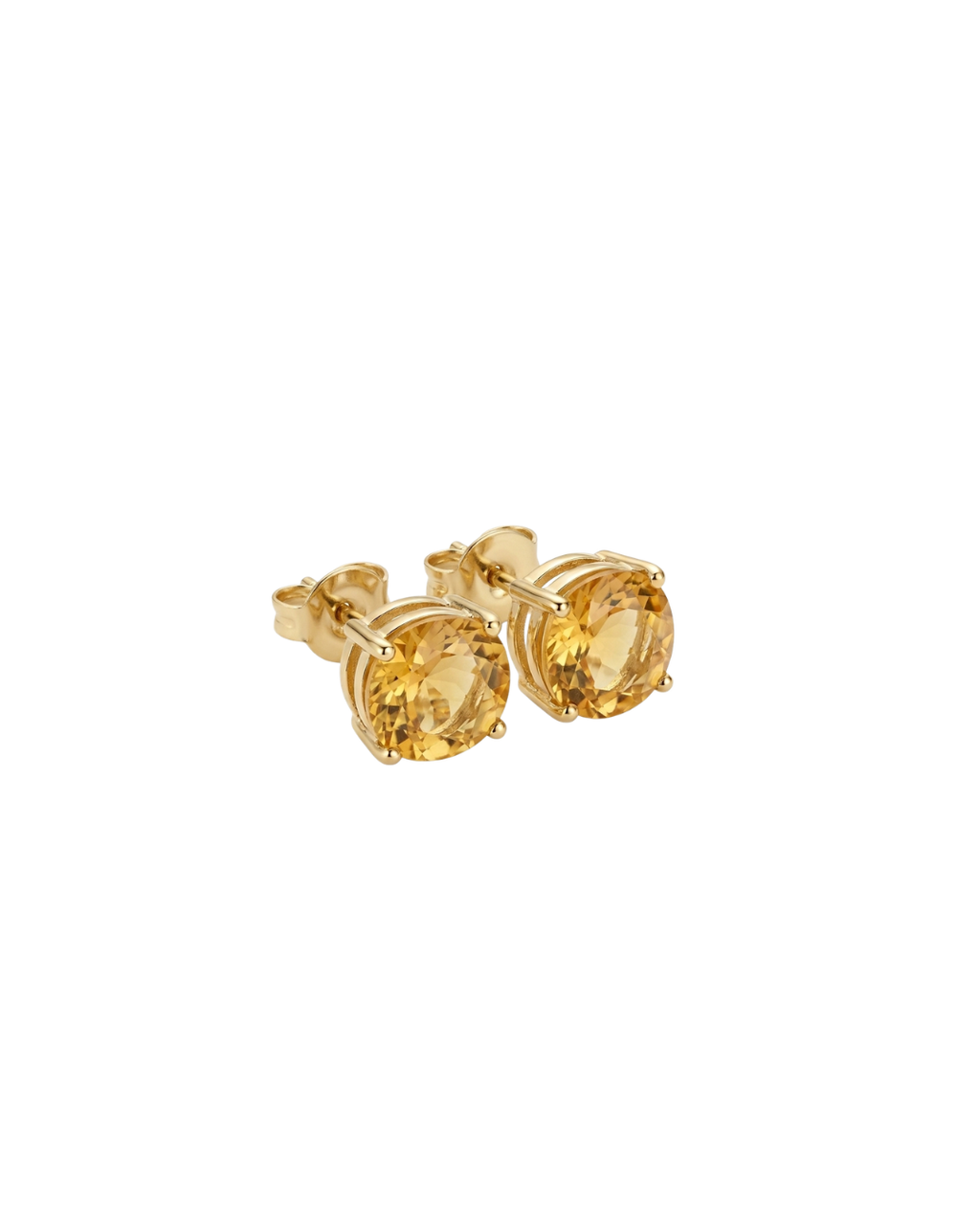 Brinco GLAM Berilo Redondo em Ouro 18K