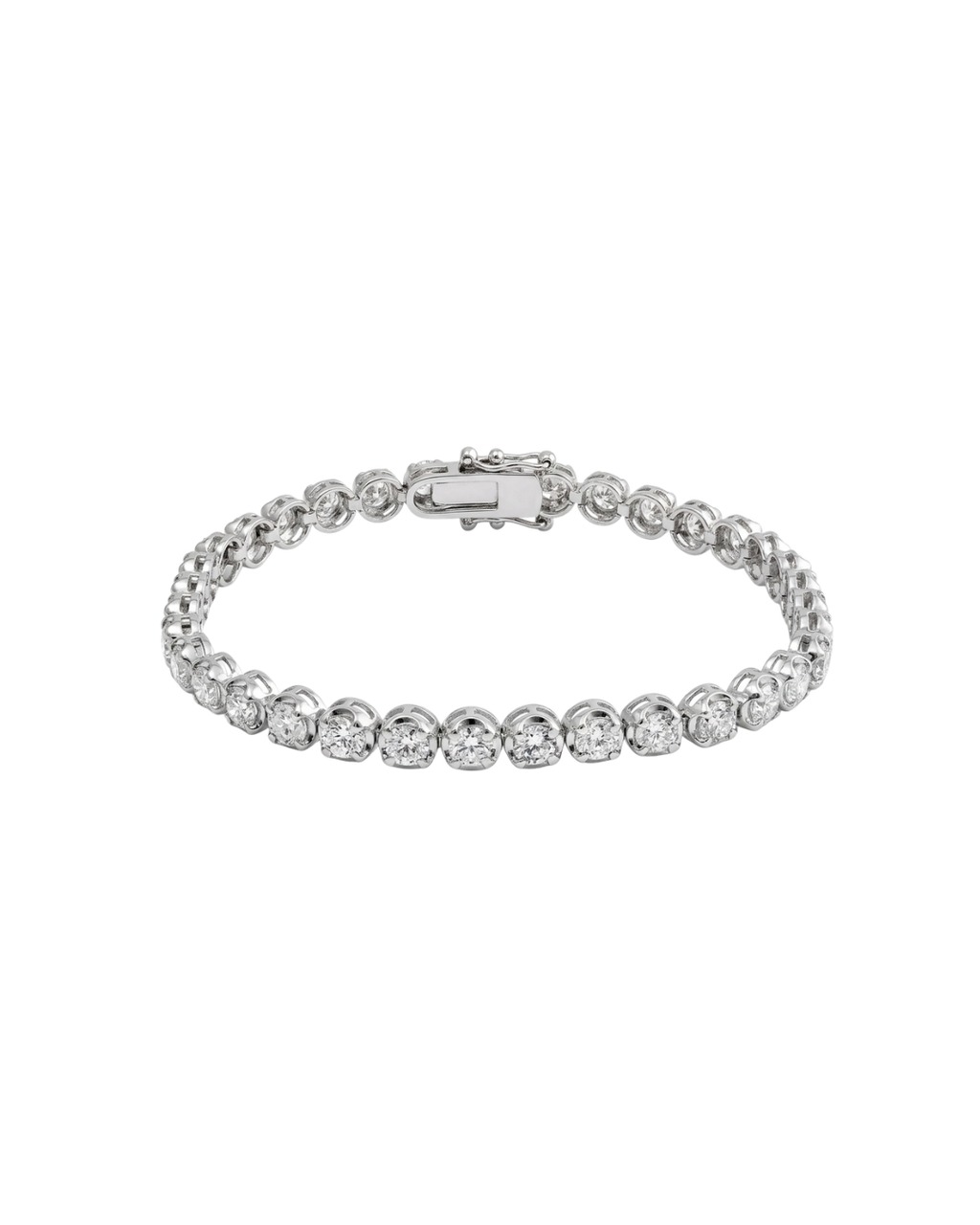 Pulseira Riviera Royal Diamantes em Ouro Branco 18K