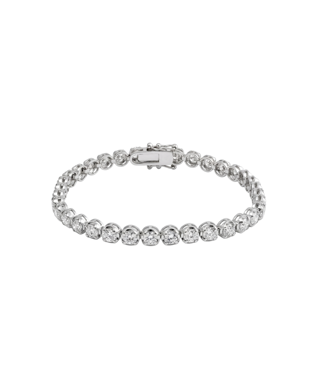 Pulseira Riviera Royal Diamantes em Ouro Branco 18K
