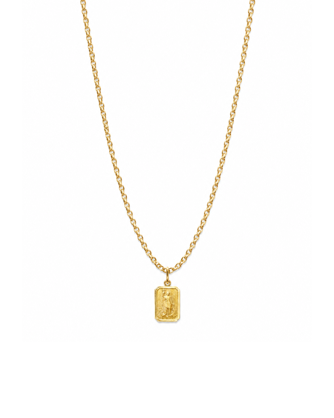 Corrente Santo Expedito em Ouro 18K
