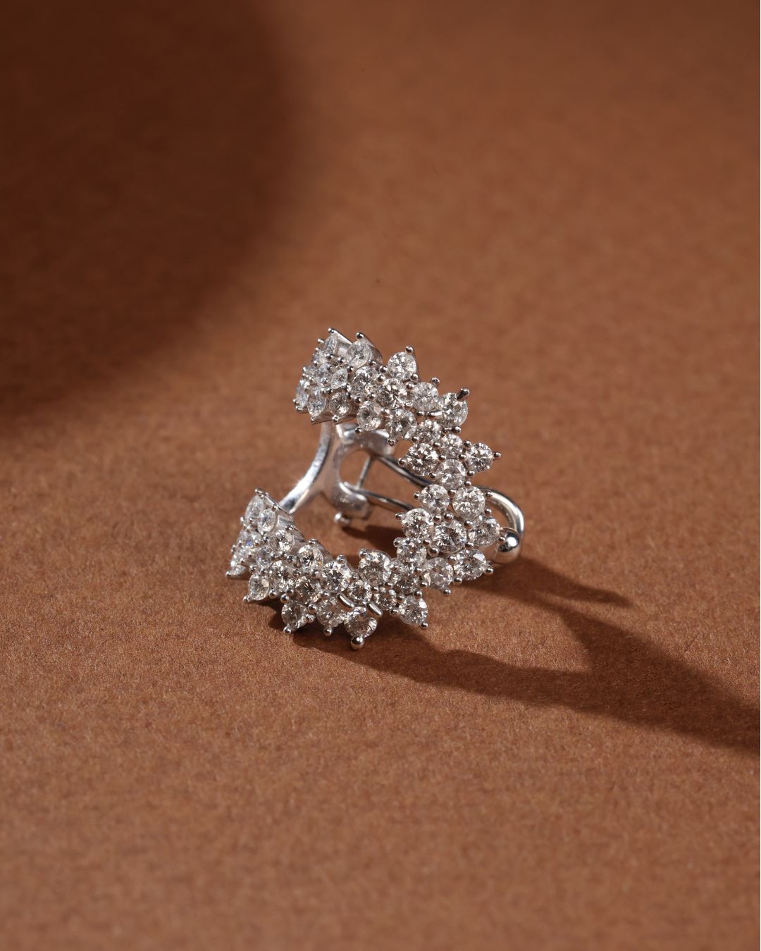 Piercing WAVE Diamantes em Ouro Branco 18K