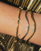 Bracelete MOMA e Diamante Trilhon em Ouro Branco 18K